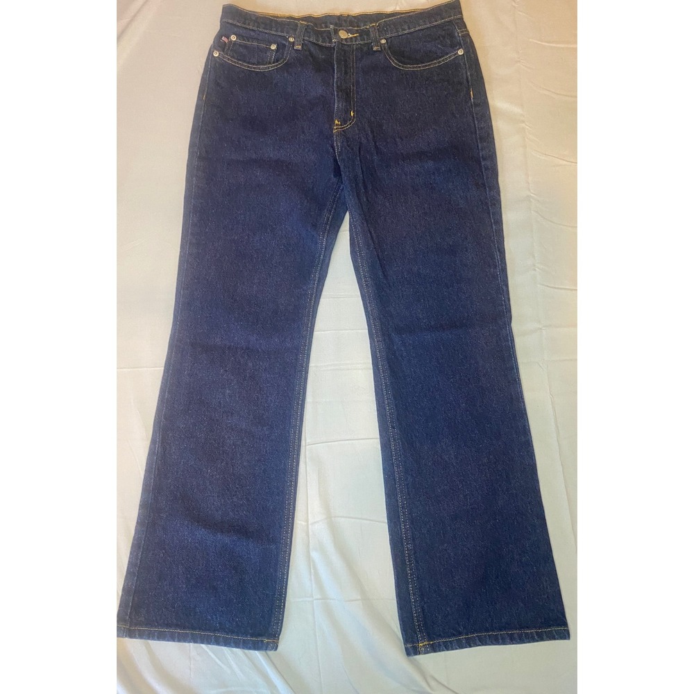 Polo Jeans Co Ralph Lauren Bootcut Jeans Womens 12x29 Dark Wash‎ Preppy Indigo